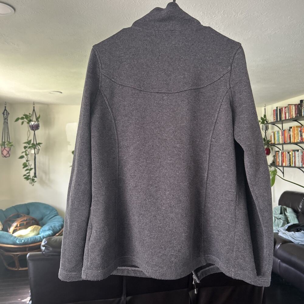 The North Face Women’s Large Deep Gray Full Zip Fleece Style Jacket Size Large - Picture 11 of 11